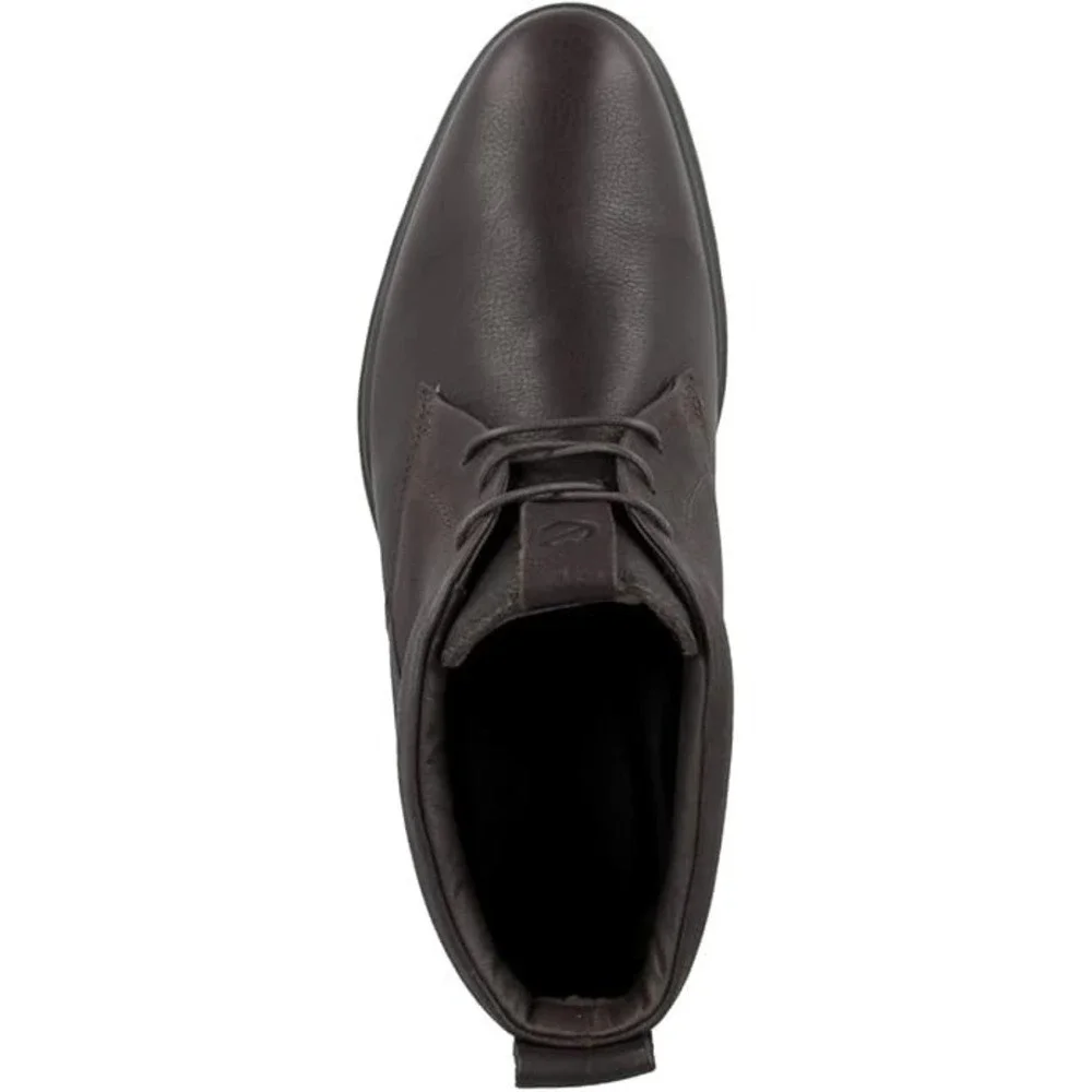 ECCO Citytray Avant Chukka Mens Size EU 46‎ US 12-12.5 Mocha Leather Boots - NEW